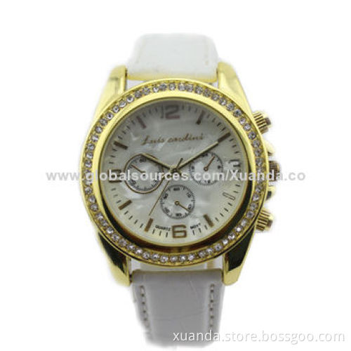 Fashion watch for men, suitable for gift, good-quality leather